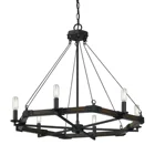 UL CUL Listed Candle Style Restaurant Lighting Decoration In Black Finished C40312