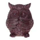 Handmade and Sculpture Resin craft Gift Owl Shape for Decoration