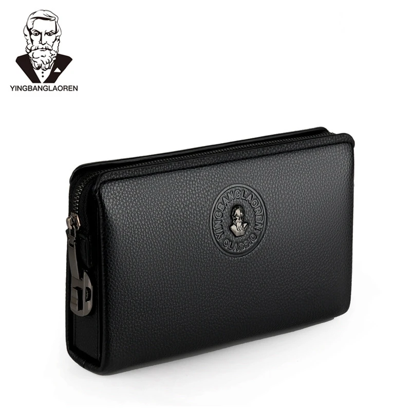 Yingbanglareen — sac à main anti-vol pour hommes, nouvelle collection, sac d'affaires décontracté, pochette, grande capacité