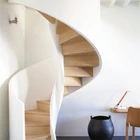 Zovee Latest professional modern curved steel staircase