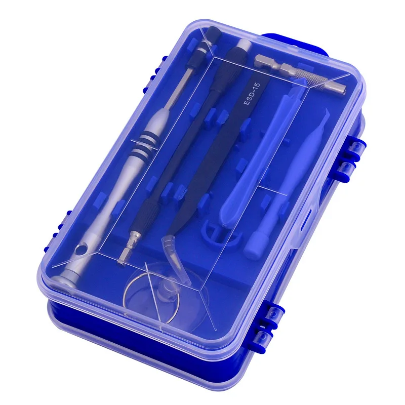 Precision Screwdriver Set with Torx Mini Gamebit Bits Tri-wing 110 in 1 tool tools repair box Hardware Repair, Blue