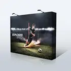 10 ft x 10 ft pop up trade banner display fabric tube trade show banner stand exhibition booth backdrop