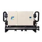 400HP 1600kw big project industrial Bitzer compressor water cooled screw chiller for cold room