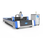 1000 ワット交換プラットフォーム cnc 金属シート繊維レーザー切断機価格 SF3015A