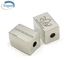 Bead Beads Nickle Free Plating Silver Bead Custom Logo Engraved Metal Beads For Bracelet