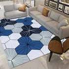 Design Hand Anti-slip Modern Design Geometric Hand Made Tufted Carpets For Living Room