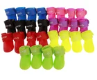 Stocked Pet Shoes Candy Colored Pet Rain Shoes
