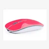 Wireless Mouse Silent Bluetooth 4.0 Computer Mouse Rechargeable Built-in Battery USB Optical Mice Ergonomic for PC Laptop [Red]