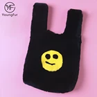 Fluffy Bags Women Handbags Real Rabbit Fur Bag Girls Fur Handbags Tote Bag