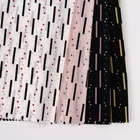 2020 japanese printed textiles Poly crepe white chiffon silk fabric
