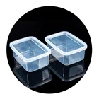 microwave transparent plastic takeaway bento lunch box PP plastic box wholesale manufactory