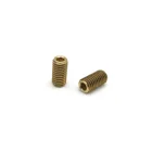 China Factory the slotted size torx hex hexagon allen head zinc plated grub socket set screw