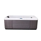 JY8005A Gecko System Acrylic Material Indoor 1 Lounger One Person Mini Hot Tub Spa