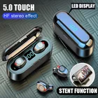 Earphone Headphone F9 Touch Control Power Bank Stereo TWS True Earphone 5.0 Headphone Wireless Earbuds