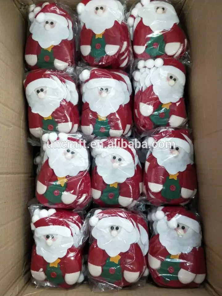 red wine bottle santa claus cover bag home christmas decoration