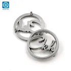 OEM China Supplier Decorative Custom Logo Design Metal Part Button For Garments Bags Caps