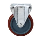CCE Purplish Red Parts Trolley Caster 3 4 5 Inch PU Spare Baby Bed Wheels