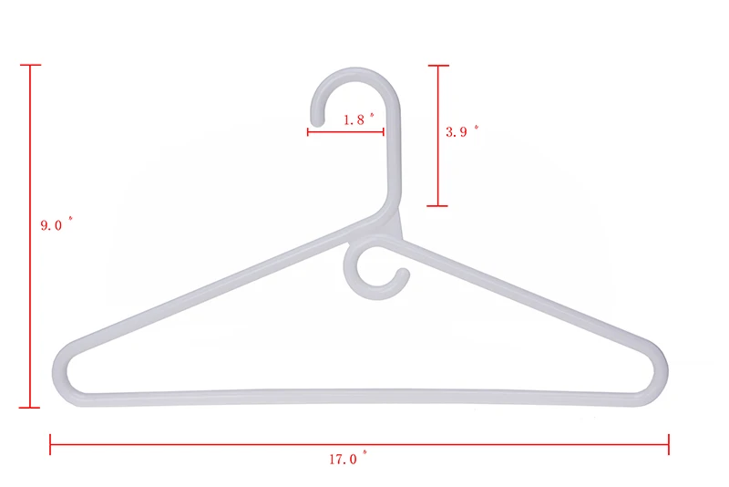 High quality thick clothes plastic cloth suit hanger, hangers for cloths plastic
