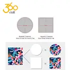 360Craft Sublimation Ceramic Tile Drink Mug Coaster Set With Holder