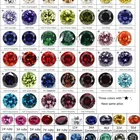 Wholesale loose round aaa cz stone synthetic cubic zirconia for jewelry making