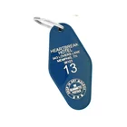 Plastic ABS material LOGO colors custom blank hotel motel key tag