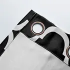 Printed Blackout Grommet Curtains Polyester Curtain