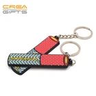 Wholesale Cheap Custom 3D 2D Plastic Silicone Rubber PVC soft keyring cheap custom shape keychains