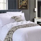 cotton polyester home textile fabric sateen stripe fabric cotton
