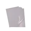 Custom waterproof soft self adhesive super clear PVC transparent vinyl film PVC label sticker material for label printing