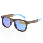 Promotion Custom Retro Polarized Square Bamboo Sun Glasses For Men