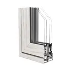 Casement aluminum stacking rolling shutter swing door frame profile