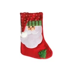 Family Personalized Wholesale Red Hanging Christmas Stocking For Family