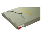 Sew binding hot sale China supplier recycled customized pu leather diary book
