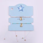Shell Bracelet Kids Bracelet JOJO 2020 Custom New Style Lovely Alloy Shell Glass Kids Bracelet