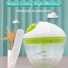 Hand - pulled garlic grinder hand - operated vegetable cutter meat cutter Multi-function vegetable cutter