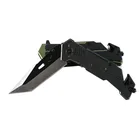 High Hardness Green Multifunctional Folding Tactical Camping Knife