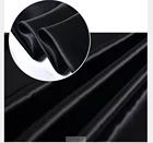 black wholesale material chinese duchesse pure milk natural plain satin silk fabric