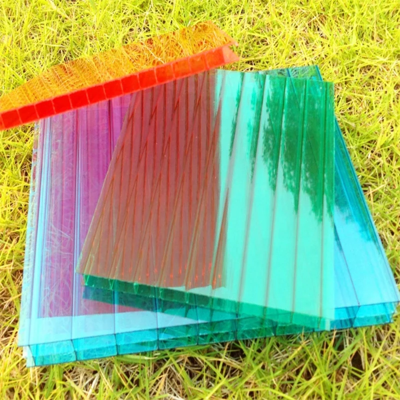 16mm Four Layer Plastic Polycarbonate Sheet Policarbonato Alveolar