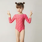 Long Sleeve Children Toddler Girls Little Swimsuit Beachwear Swimwear Kids
