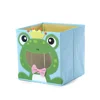Jiahe factory collapsible foldable home kids toy fabric storage bin