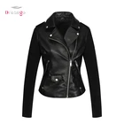 Leather Coat Winter Coat Coat Custom Color Autumn Lady Faux Fur Pu Leather Jacket Winter Coat For Women