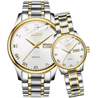 Classic Stainless Steel Quartz Wrist Watches for Couples Custom Logo Watch For Men & Women