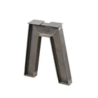 Industrial I Beam Furniture Legs Retro Wrought Iron Table Legs Metal Feet for Dining Coffee Table