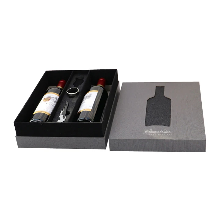 luxury colorful cardboard box paper wine bottle packaging gift
