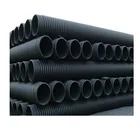 Drainage Pipe HDPE 18'' 20'' DIAMETER CORRUGATED DRAINAGE PIPE LARGE PLASTIC ROAD CULVERT PIPE