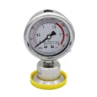 Manufacturer sanitary diaphragm pressure gauge diaphragm seal with hygienic design for safe measurements OEM/ODM/LOW MOQ
