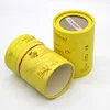 Custom Recycled paper Round Packing Tube Box With Clear Window