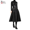 /product-detail/new-2019-women-faux-leather-black-midi-sexy-sleeveless-dress-belt-a-line-spaghetti-strap-elegant-party-club-wear-dress-robe-62135419995.html