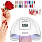 Gel Nail Automatic Sensor Gel Polish Curing Manicure 120W Led Nail Lamp Nail Dryer