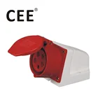CEE electrical 380v plug socket 32a 5p industrial female socket